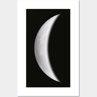 Waning Crescent Moon Posters and Art